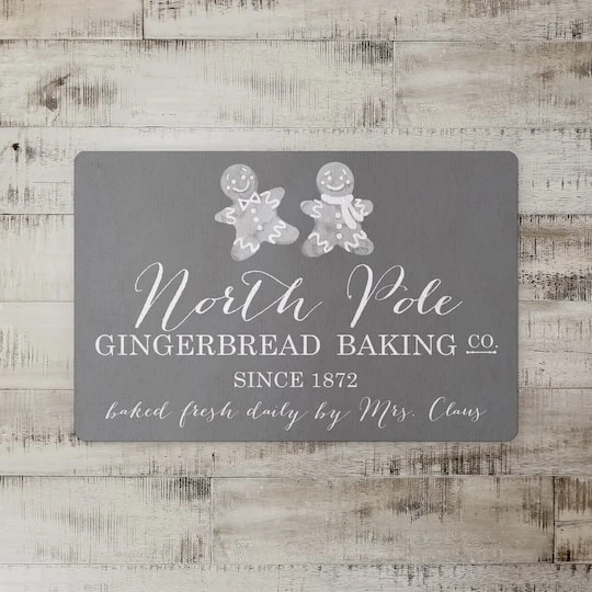 North Pole Gingerbread Co. 27x18 Floor Mat 5 North Pole Gingerbread Co. 27x18 Floor Mat - Image 3