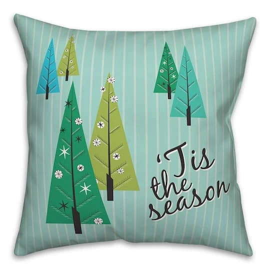Tis The Season Trees 18x18 Throw Pillow 3 Tis The Season Trees 18x18 Throw Pillow