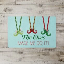 The Elves Made Me Do It 27x18 Floor Mat 7 The Elves Made Me Do It 27x18 Floor Mat -Northlight Shop D518071S 2