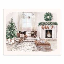 Comfort And Joy Living Room 10x8 Tabletop Canvas