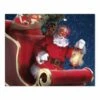 Santa In Sleigh Painting 8x10 Tabletop Canvas 2 Santa In Sleigh Painting 8x10 Tabletop Canvas -Northlight Shop D518082S 1