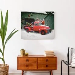 Santa Packing The Truck 24x20 Canvas Wall Art 12 Santa Packing The Truck 24x20 Canvas Wall Art -Northlight Shop D518094S 4
