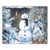 Winter Snowman 24x20 Canvas Wall Art -Northlight Shop D518098S 1