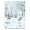 Doe Walking In The Snow 30x40 Canvas Wall Art 1 Doe Walking In The Snow 30x40 Canvas Wall Art -Northlight Shop D518101S 1