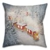 Train In The Snow 18x18 Throw Pillow -Northlight Shop D518129S 1