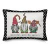 Christmas Is Coming Gnomes Throw Pillow 1 Christmas Is Coming Gnomes Throw Pillow -Northlight Shop D518154S 1
