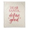 Dear Santa 50x60 Coral Fleece Blanket 2 Dear Santa 50x60 Coral Fleece Blanket -Northlight Shop D518161S 1