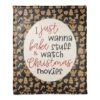 Christmas Movies Coral Fleece Blanket 1 Christmas Movies Coral Fleece Blanket -Northlight Shop D518162S 1