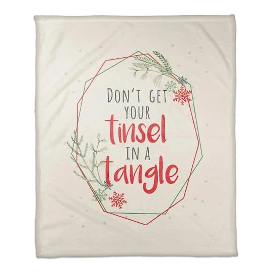Tinsel Tangle 50x60 Coral Fleece Blanket 3 Tinsel Tangle 50x60 Coral Fleece Blanket