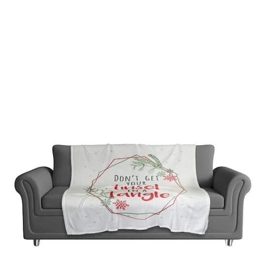 Tinsel Tangle 50x60 Coral Fleece Blanket 5 Tinsel Tangle 50x60 Coral Fleece Blanket - Image 3