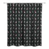 Holiday Llama Pattern Shower Curtain 1 Holiday Llama Pattern Shower Curtain -Northlight Shop D518166S 1