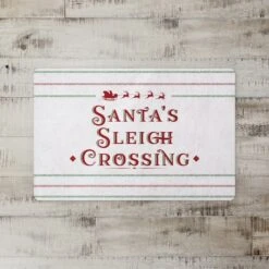 Santas Sleigh Crossing 27x18 Floor Mat -Northlight Shop D518207S 2