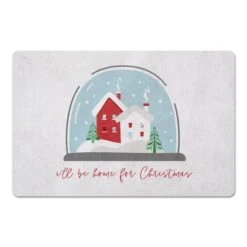 Home Christmas Snowglobe Floor Mat 6 Home Christmas Snowglobe Floor Mat -Northlight Shop D518208S 1 1
