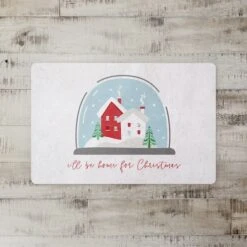 Home Christmas Snowglobe Floor Mat 7 Home Christmas Snowglobe Floor Mat -Northlight Shop D518208S 2