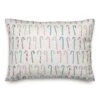 Candy Cane Pattern 14x20 Throw Pillow 1 Candy Cane Pattern 14x20 Throw Pillow -Northlight Shop D518232S 1