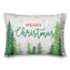 Merry Christmas Forest Throw Pillow 1 Merry Christmas Forest Throw Pillow -Northlight Shop D518235S 1