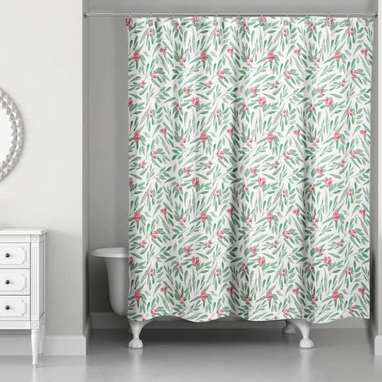 Holly Berries Shower Curtain 3 Holly Berries Shower Curtain
