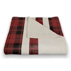 Look A Lot Like Xmas 50x60 Coral Fleece Blanket 8 Look A Lot Like Xmas 50x60 Coral Fleece Blanket -Northlight Shop D518270S 2
