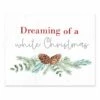Dreaming Of A White Christmas Tabletop Canvas 1 Dreaming Of A White Christmas Tabletop Canvas -Northlight Shop D518280S 1