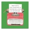 Christmas Typewriter Canvas Wall Art -Northlight Shop D518300S 1