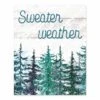 Sweater Weather Trees 8x10 Tabletop Canvas -Northlight Shop D518321S 1