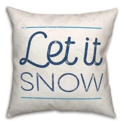 Let It Snow Skis18x18 Throw Pillow 8 Let It Snow Skis18x18 Throw Pillow -Northlight Shop D518357S 2