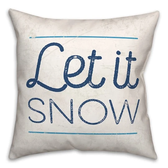 Let It Snow Skis18x18 Throw Pillow 5 Let It Snow Skis18x18 Throw Pillow - Image 3