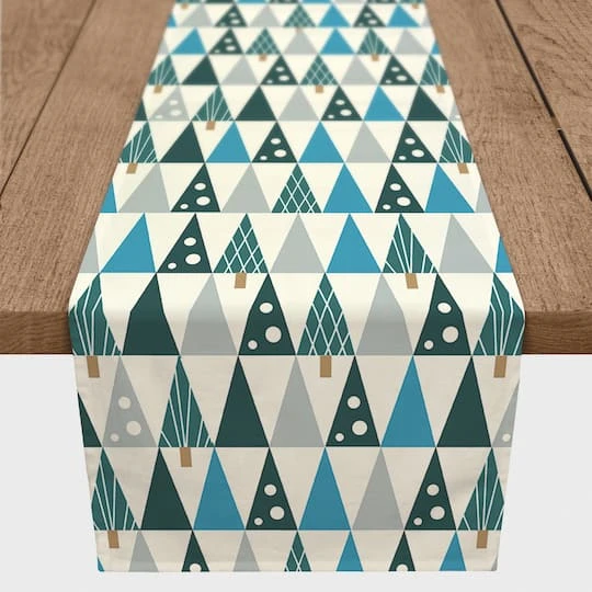 Mod Cool Tree 16x90 Poly Twill Table Runner 5 Mod Cool Tree 16x90 Poly Twill Table Runner - Image 3