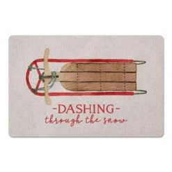 Dashing Sled 27x18 Floor Mat 6 Dashing Sled 27x18 Floor Mat -Northlight Shop D518435S 1 1