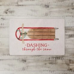 Dashing Sled 27x18 Floor Mat 7 Dashing Sled 27x18 Floor Mat -Northlight Shop D518435S 2