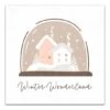 Winter Wonderland Snow Globe 24x24 Canvas Wall Art -Northlight Shop D518449S 1