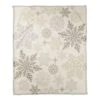 Snowflake Pattern 50x60 Coral Fleece Blanket -Northlight Shop D518503S 1