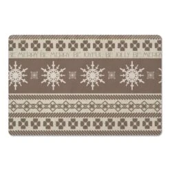 Designs Direct Christmas Neutral Sweater 27" X 18" Floor Mat -Northlight Shop D518534S 1 1