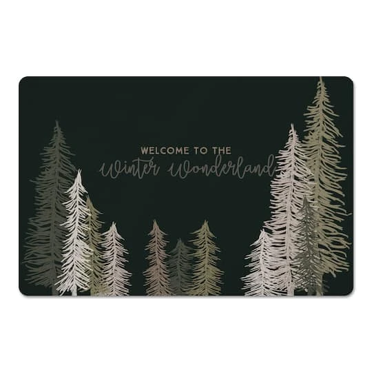 Dark Welcome Winter Wonderland 27x18 Floor Mat 3 Dark Welcome Winter Wonderland 27x18 Floor Mat