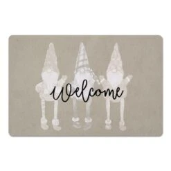 Gnome Welcome 27x18 Floor Mat 6 Gnome Welcome 27x18 Floor Mat -Northlight Shop D518536S 1 1