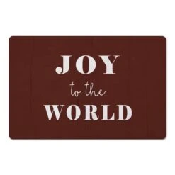 Joy To The World 27x18 Floor Mat 6 Joy To The World 27x18 Floor Mat -Northlight Shop D518548S 1 1
