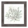 16" Merry & Bright Western Gray Framed Print -Northlight Shop D518551S 1