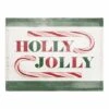 Holly Jolly Candy 18x14 Cotton Twill Placemat 2 Holly Jolly Candy 18x14 Cotton Twill Placemat -Northlight Shop D518570S 1