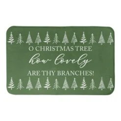 Designs Direct O Christmas Tree 34" X 21" Bath Mat