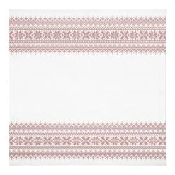 Knit Snowflakes 10x10 Cotton Twill Napkin 7 Knit Snowflakes 10x10 Cotton Twill Napkin -Northlight Shop D518589S 1 1