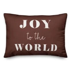 Joy To The World 14x20 Throw Pillow