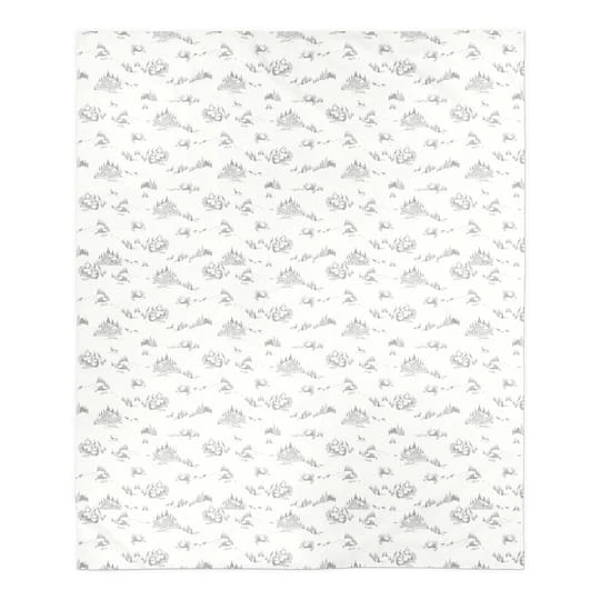 Snowy Town 50x60 Sherpa Fleece Blanket 3 Snowy Town 50x60 Sherpa Fleece Blanket