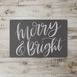 Merry And Bright 27x18 Floor Mat 7 Merry And Bright 27x18 Floor Mat -Northlight Shop D518604S 2