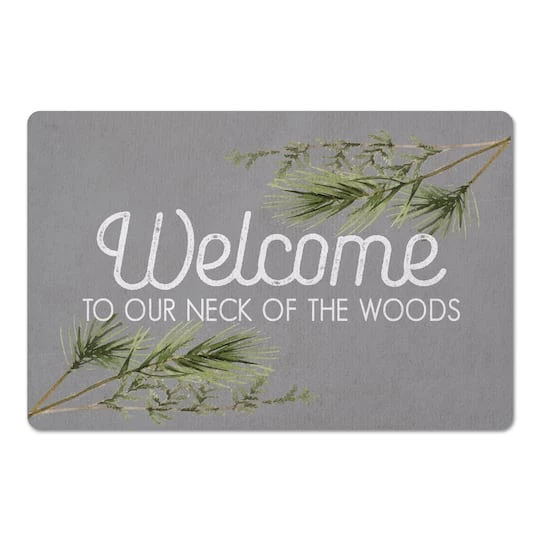 Welcome To Our Neck Of Woods 27x18 Floor Mat 4 Welcome To Our Neck Of Woods 27x18 Floor Mat - Image 2
