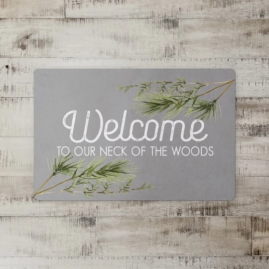 Welcome To Our Neck Of Woods 27x18 Floor Mat 5 Welcome To Our Neck Of Woods 27x18 Floor Mat - Image 3