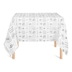 Silver Presents 58x58 Tablecloth -Northlight Shop D518626S 2