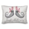 Elf Jingle All The Way 14x20 Throw Pillow 1 Elf Jingle All The Way 14x20 Throw Pillow -Northlight Shop D518635S 1