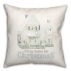 Home For Christmas Throw Pillow -Northlight Shop D518638S 1