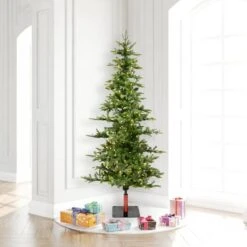 6ft. Pre-Lit Shawnee Fir Artificial Christmas Tree, Warm White LED Dura-Lit Lights -Northlight Shop D522185S 2