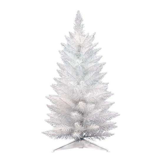2.5ft. Unlit Sparkle White Spruce Artificial Christmas Tree 4 2.5ft. Unlit Sparkle White Spruce Artificial Christmas Tree - Image 2